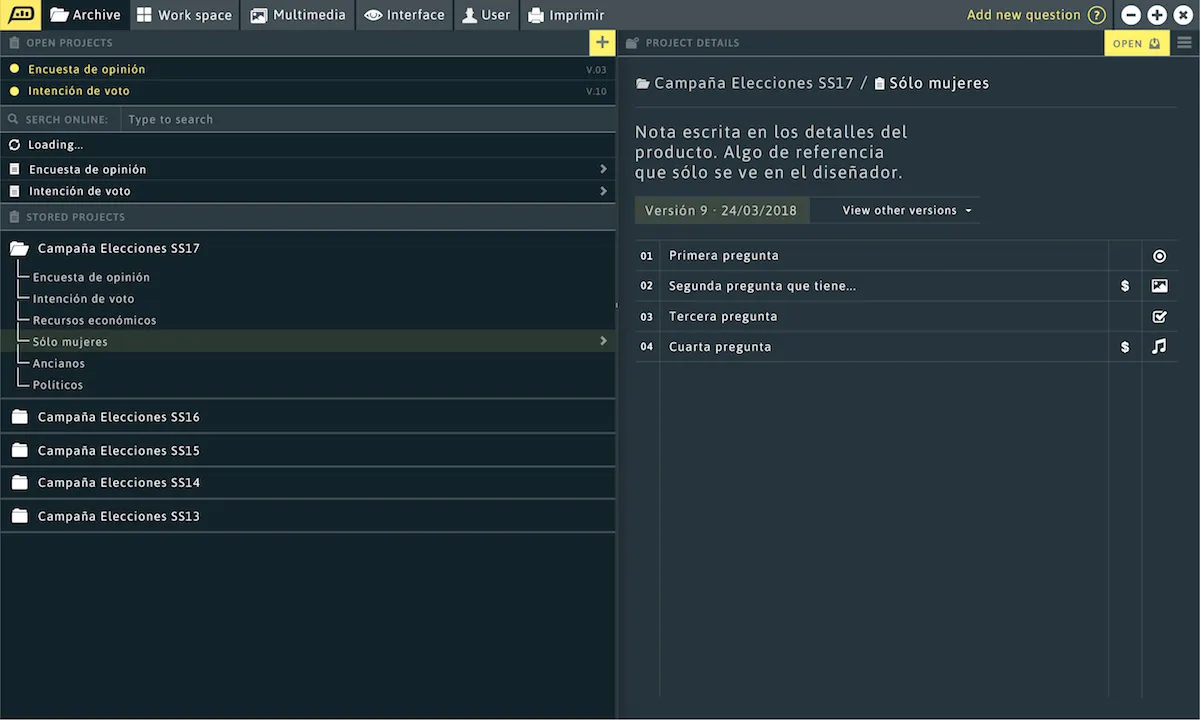 Reportty - Rediseño total de grupo de programas orientados a estadísitcas electorales